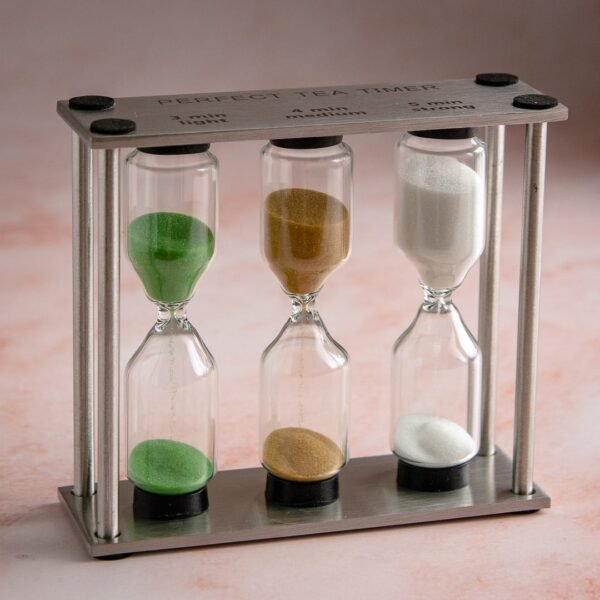 Ampulheta 3 tempos para chá- Tea Timer